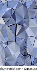 Randomly scattered triangles of different sizes, colors and transparency. Abstract geometric background