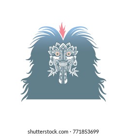 rangda illustration. bali icon. bali illustrtion. simple illustration. 