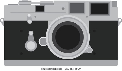 RANGE FINDER FILM CAMERA VECTOR