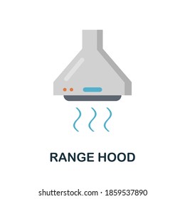 Range Hood icon. Simple element from kitchen appliances collection. Creative Range Hood icon for web design, templates, infographics and more