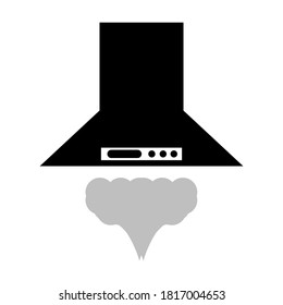 Kapuzenhalter für die Küche auf weißem Hintergrund, Gestaltungszeichen, Vektorgrafik