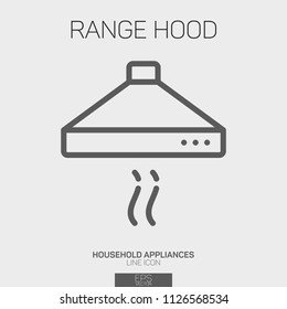 Range Hood line icon