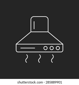 range hood line icon