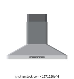 Range Hood Vector Simple Flat Illustration