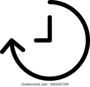 Range Outline Vector Icon Design 
