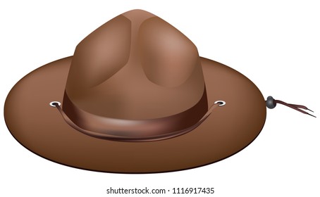 Ranger attribute - a hat with wide margins