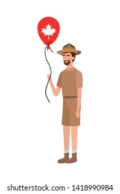 Ranger with canada symbol design