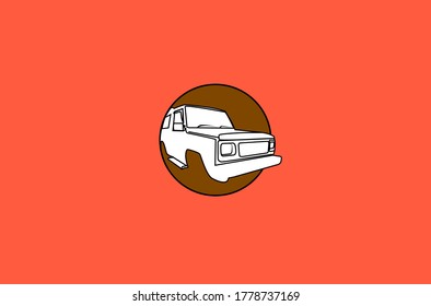 Ranger Car 4x4 Logo for banner