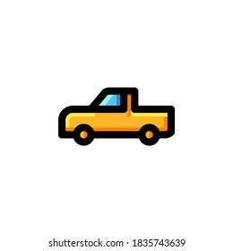 Ranger Car Icon Filled Outline Transportation Illustration Logo Vector
