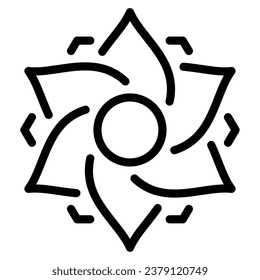 Icono de Rangoli Ilustración para web, aplicación, infografía, etc