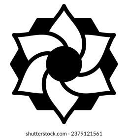 Rangoli Icon Illustration for web, app, infographic, etc