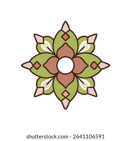 rangoli icon vector illustration style