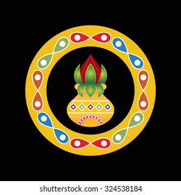 Rangoli. Vector Illustration EPS-10