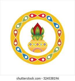 Rangoli. Vector Illustration EPS-10