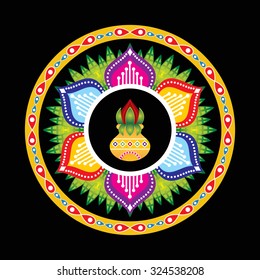 Rangoli. Vector Illustration EPS-10