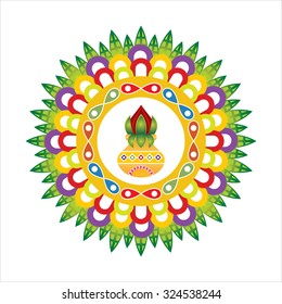 Rangoli. Vector Illustration EPS-10
