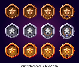 Bronze Shield Vector Vector Art & Graphics