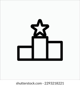 rank icon, isolated icon in light background, perfect for website, blog, logo, graphic design, social media, UI, mobile app