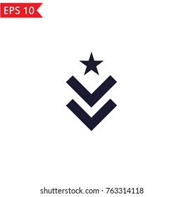 Rank icon Vector.