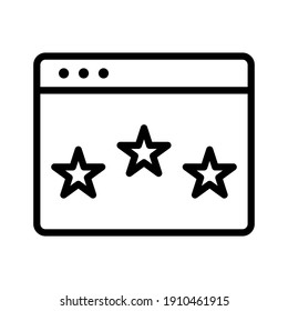 Rank, ranking, reputation icon vector image. Can also be used for Web Marketing. Suitable for use on web apps, mobile apps and print media.