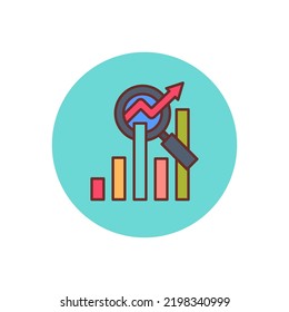 Rank Tracking icon in vector. Logotype