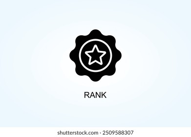 Rank Vector Or Logo Sign Symbol Illustration