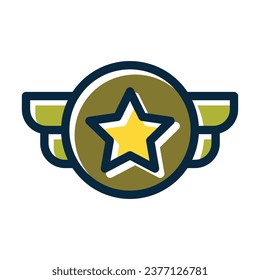 Rank Vector Thick Line Filled Dark Colors Icons For Personal And Commercial Use.
