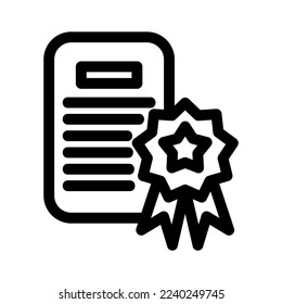ranked document icon or logo isolated sign symbol vector illustration - high quality black style vector icons
