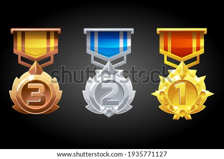 Ranked medals are silver, bronze and gold for the game.
