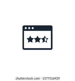 Ranking creative icon. filled multicolored illustration. From SEO icons collection. Isolated Ranking sign on white background.