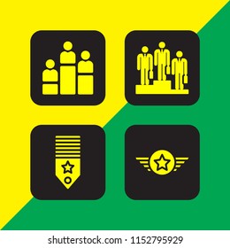 Ranking Icon 4 Ranking Set Rank Stock Vector (Royalty Free) 1152795929