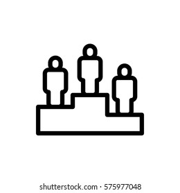 ranking icon illustration isolated vector sign symbol
