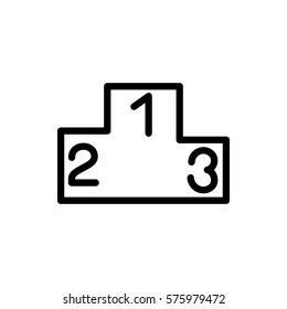 ranking icon illustration isolated vector sign symbol