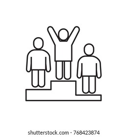 ranking icon illustration isolated vector sign symbol