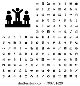 Ranking icon illustration isolated vector sign symbol. editable company icons vector set.