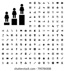 Ranking icon illustration isolated vector sign symbol. editable company icons vector set.