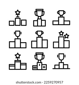 ranking icon or logo isolated sign symbol vector illustration - high quality black style vector icons