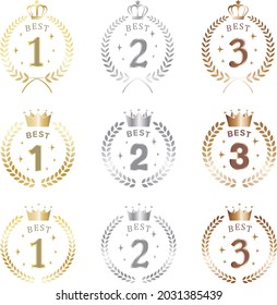 ranking icon set vector illustration