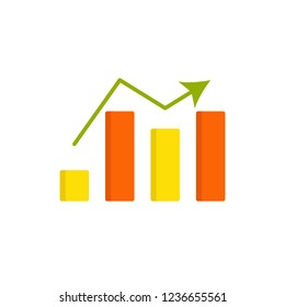 ranking icon vector flat style design