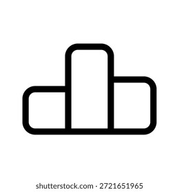 Vektorsymbol-Entwurfsgrafik zum Ranking