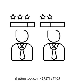 Icono de clasificación con Vector de fondo blanco ilustración de stock