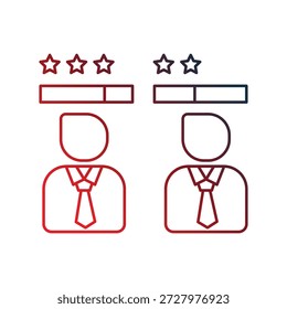 Icono de clasificación con Vector de fondo blanco ilustración de stock