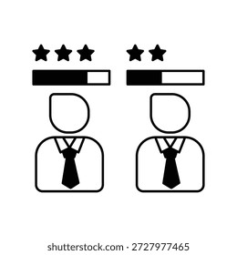 Icono de clasificación con Vector de fondo blanco ilustración de stock