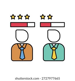 Icono de clasificación con Vector de fondo blanco ilustración de stock