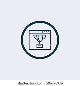 Ranking Icon.Business icon