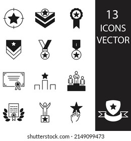 ranking icons set . ranking pack symbol vector elements for infographic web