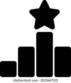 Ranking Isolated Vector icon which can easily modify or edit

