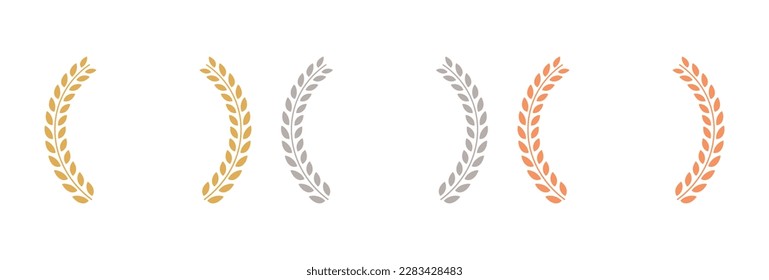 Ranking lease title icon vector illustration No.1 copy space