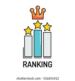 RANKING Line Icon