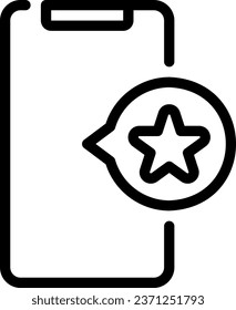 ranking line icon illustration vector